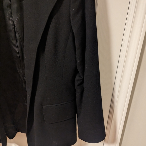 Women's Jaeger Wool & Cashmere Black Blazer (Size 10) - Picture 4 of 13